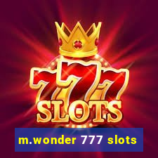 m.wonder 777 slots